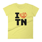 I LOVE CYCLING TENNESSEE - Women's short sleeve t-shirt