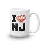 I LOVE CYCLING NEW JERSEY - Mug