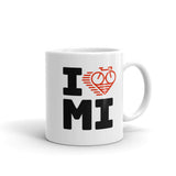 I LOVE CYCLING MICHIGAN - Mug