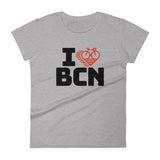 I LOVE CYCLING BARCELONA - Women's short sleeve t-shirt