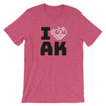 I LOVE CYCLING ALASKA - Short-Sleeve Unisex T-Shirt