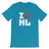I LOVE CYCLING THE NETHERLANDS - Short-Sleeve Unisex T-Shirt