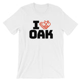 I LOVE CYCLING OAKLAND - Short-Sleeve Unisex T-Shirt