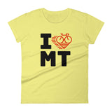 I LOVE CYCLING MONTANA - Women's short sleeve t-shirt