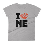 I LOVE CYCLING NEBRASKA - Women's short sleeve t-shirt