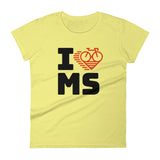 I LOVE CYCLING MISSISSIPPI - Women's short sleeve t-shirt