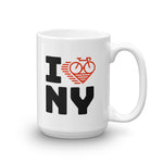 I LOVE CYCLING NEW YORK - Mug