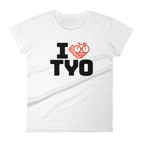 I LOVE CYCLING TOKYO - Women's short sleeve t-shirt