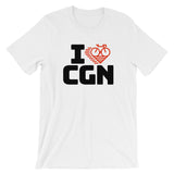I LOVE CYCLING COLOGNE - Short-Sleeve Unisex T-Shirt