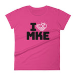 I LOVE CYCLING MILWAUKEE - Women's short sleeve t-shirt