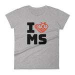I LOVE CYCLING MISSISSIPPI - Women's short sleeve t-shirt