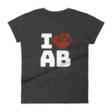 I LOVE CYCLING ALBERTA - Women's short sleeve t-shirt