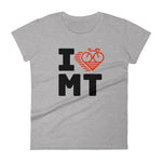 I LOVE CYCLING MONTANA - Women's short sleeve t-shirt