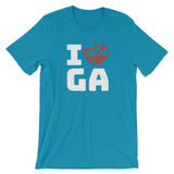 I LOVE CYCLING GEORGIA - Short-Sleeve Unisex T-Shirt