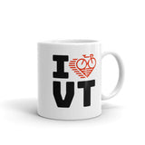I LOVE CYCLING VERMONT - Mug