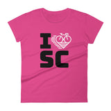 I LOVE CYCLING SOUTH CAROLINA - Women's short sleeve t-shirt