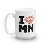 I LOVE CYCLING MINNESOTA - Mug