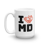 I LOVE CYCLING MARYLAND - Mug