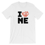 I LOVE CYCLING NEBRASKA - Short-Sleeve Unisex T-Shirt