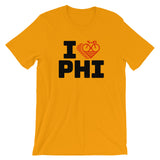 I LOVE CYCLING PHILADELPHIA - Short-Sleeve Unisex T-Shirt