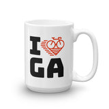 I LOVE CYCLING GEORGIA - Mug