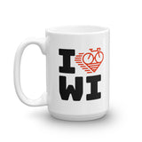 I LOVE CYCLING WISCONSIN - Mug