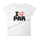 I LOVE CYCLING PARIS - Women's short sleeve t-shirt