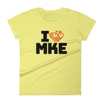 I LOVE CYCLING MILWAUKEE - Women's short sleeve t-shirt