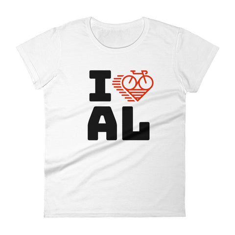 I LOVE CYCLING ALABAMA - Women's short sleeve t-shirt