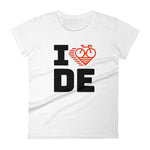 I LOVE CYCLING GERMANY - Women's short sleeve t-shirt