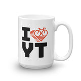 I LOVE CYCLING YUKON TERRITORY - Mug