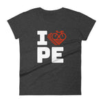 I LOVE CYCLING PRINCE EDWARD ISLAND - Women's short sleeve t-shirt