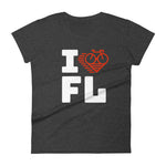 I LOVE CYCLING FLORIDA - Women's short sleeve t-shirt