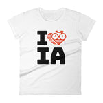 I LOVE CYCLING IOWA - Women's short sleeve t-shirt