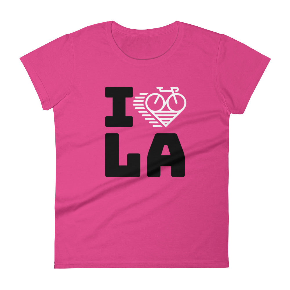 I LOVE Women\'s sleeve - short – LOS ANGELES LoveCycle t-shirt CYCLING