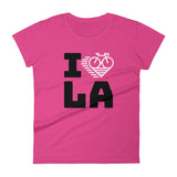 I LOVE CYCLING LOS ANGELES - Women's short sleeve t-shirt
