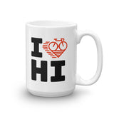 I LOVE CYCLING HAWAII - Mug