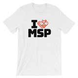 I LOVE CYCLING MINNEAPOLIS-ST. PAUL - Short-Sleeve Unisex T-Shirt