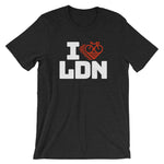 I LOVE CYCLING LONDON - Short-Sleeve Unisex T-Shirt
