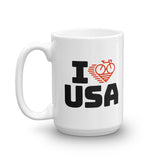 I LOVE CYCLING USA - Mug