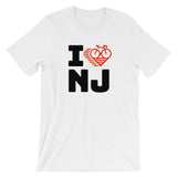 I LOVE CYCLING NEW JERSEY - Short-Sleeve Unisex T-Shirt
