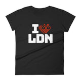I LOVE CYCLING LONDON - Women's short sleeve t-shirt