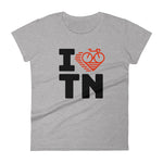 I LOVE CYCLING TENNESSEE - Women's short sleeve t-shirt