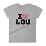 I LOVE CYCLING LOUISVILLE - Women's short sleeve t-shirt