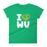 I LOVE CYCLING WEST VIRGINIA - Women's short sleeve t-shirt