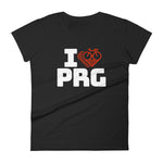 I LOVE CYCLING PRAGUE - Women's short sleeve t-shirt