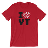 I LOVE CYCLING YUKON TERRITORY - Short-Sleeve Unisex T-Shirt