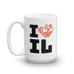 I LOVE CYCLING ILLINOIS - Mug