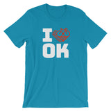 I LOVE CYCLING OKLAHOMA - SHORT-Short-Sleeve Unisex T-Shirt