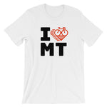 I LOVE CYCLING MONTANA - Short-Sleeve Unisex T-Shirt